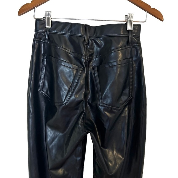 Abercrombie & Fitch Curve Love Vegan Leather Ankle Straight Pant - Picture 10 of 15